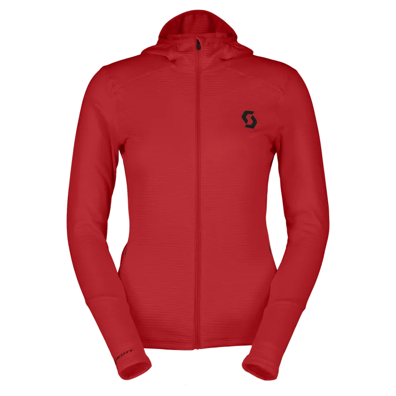 SCOTT Hoody W‘s Defined Light (Červená) - Dámská mikina Endorphin Republic Víkendová Akce