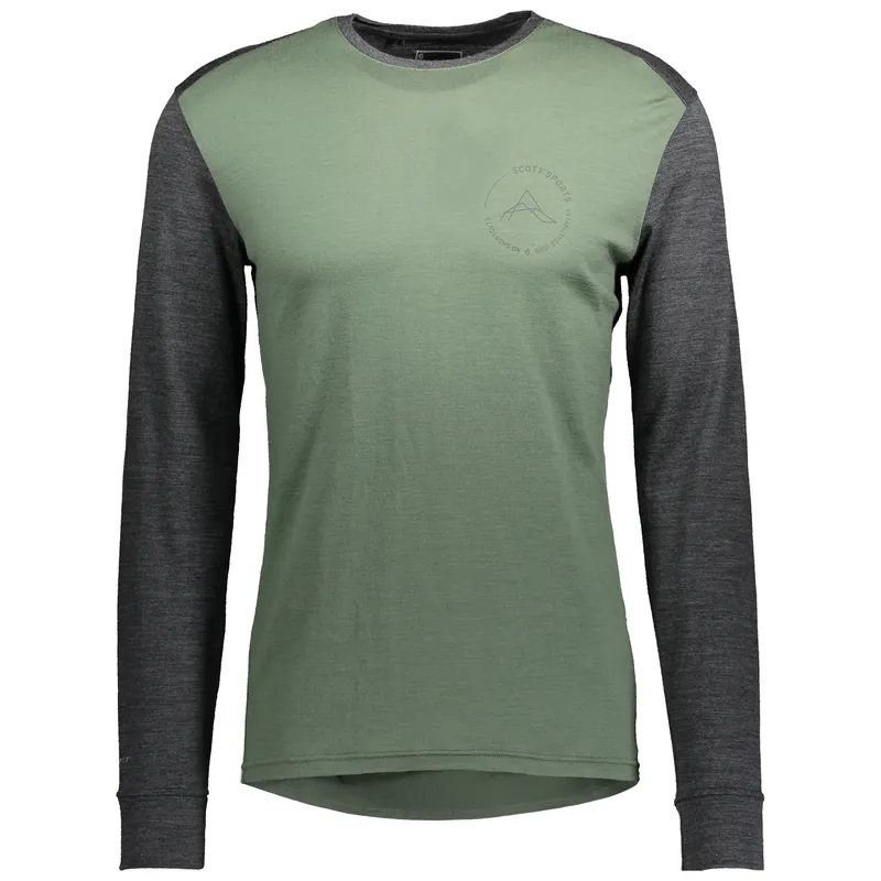 Nová Kolekce Scott Defined Merino (Zelená) - Pánské spodní triko Endorphin Republic