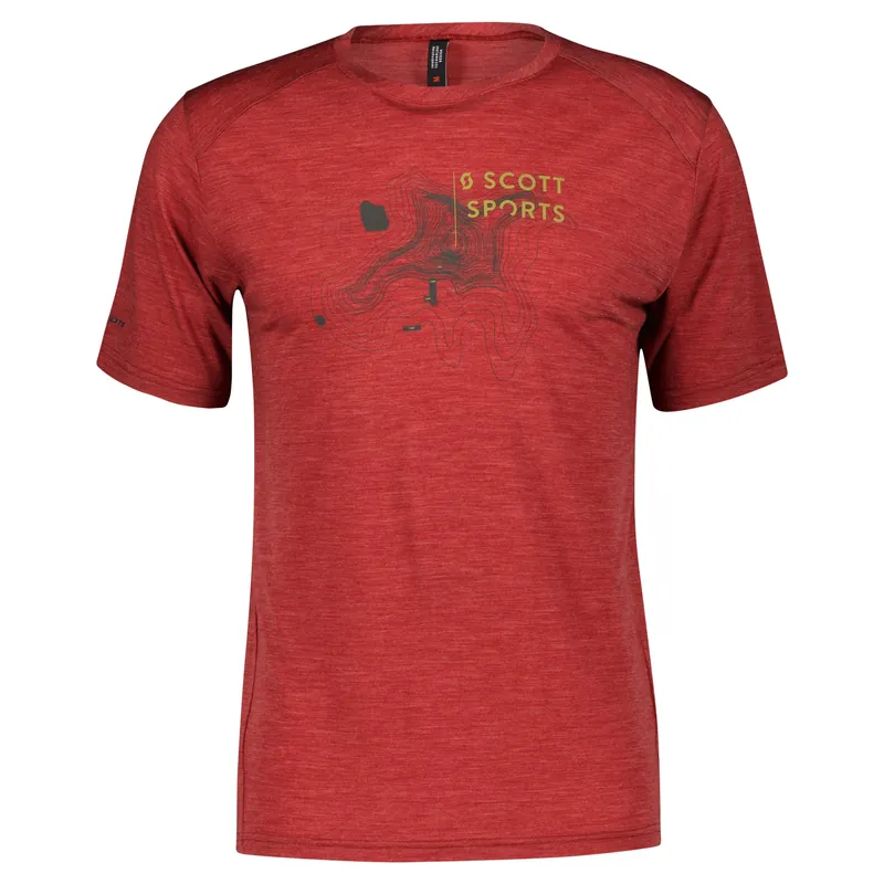 Scott Defined Merino SS (Červená) - Pánské tričko Endorphin Republic Cenový Hit