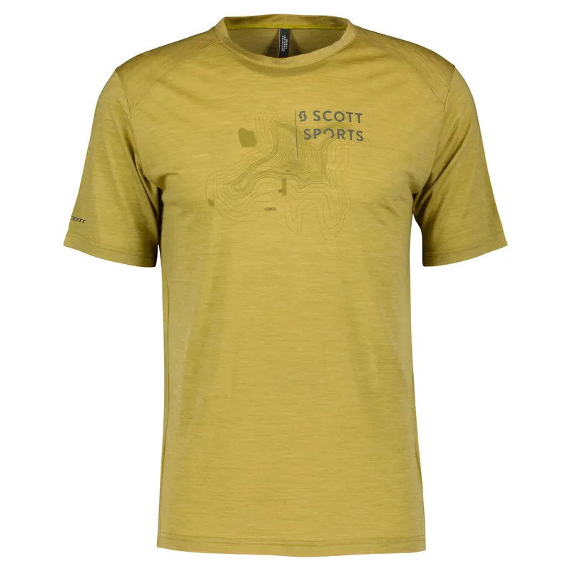 Top Prodej Scott Defined Merino SS (Zelená) - Pánské tričko Endorphin Republic