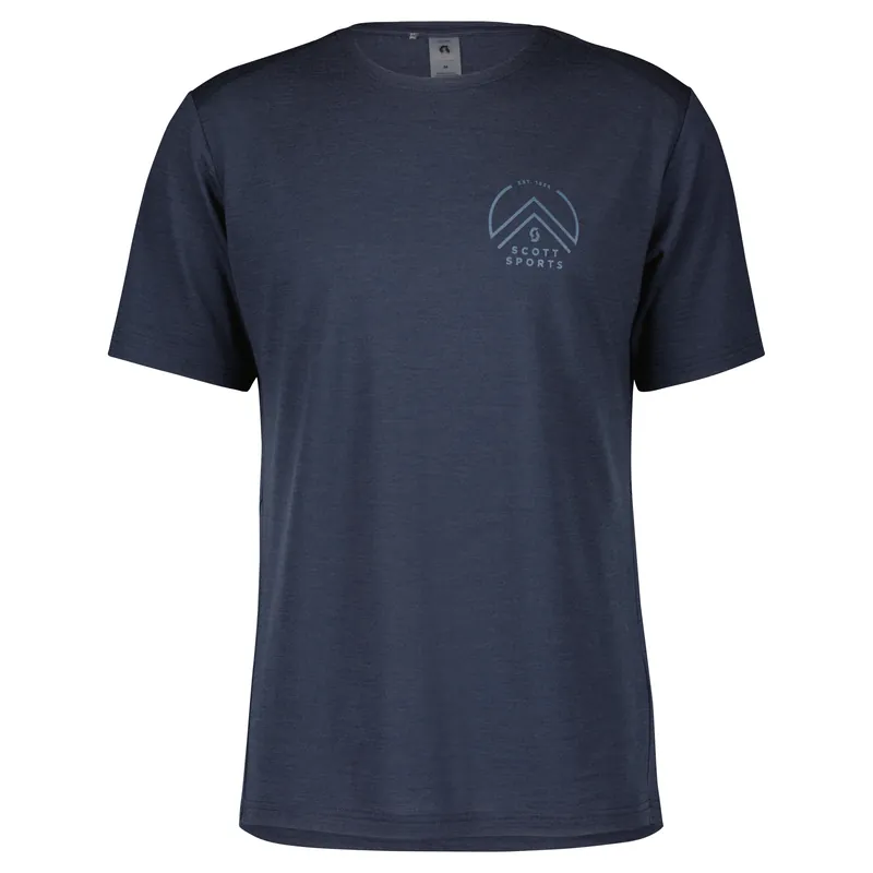 Scott Defined Merino Tech SS (Modrá) - Pánské tričko s krátkým rukávem Endorphin Republic Rychlé Dodání