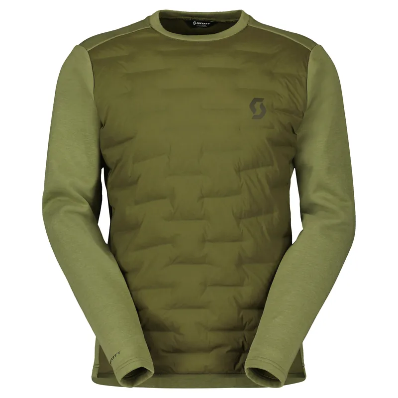Autentický Scott Defined Warm Hybrid (Olivová) - Pánská mikina Endorphin Republic