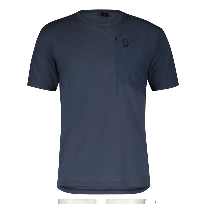 Pouze Dnes Scott DRI Pocket SS (Modrá) - Pánské triko s krátkým rukávem Endorphin Republic