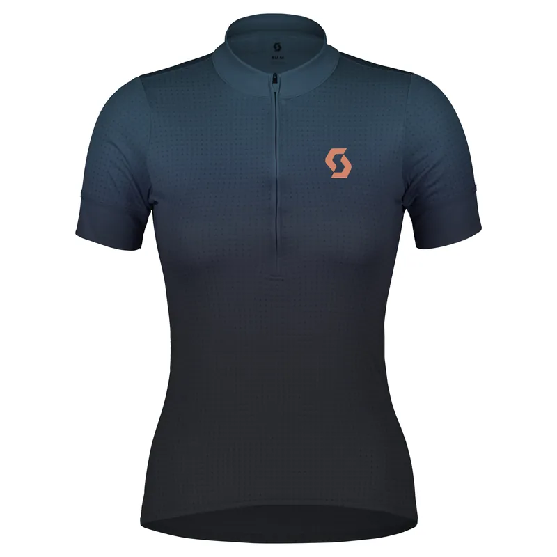 Nízká Cena Scott Endurance 15 SS (Modrá) - Dámský cyklistický dres Endorphin Republic