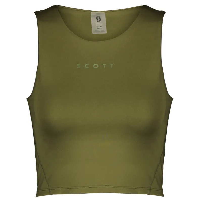 SCOTT Crop Top W‘s Endurance (Olivová) - Dámský crop top Endorphin Republic Kup Teď