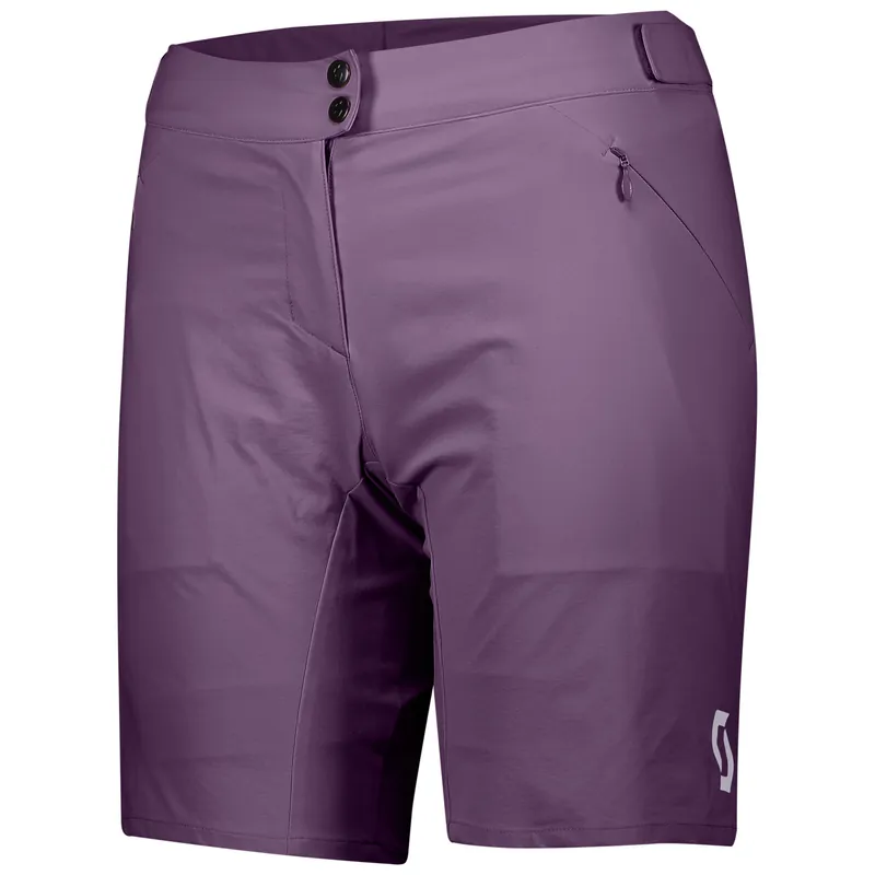 Super Cena Scott Endurance ls/fit w/pad (Fialová) - Dámské cyklistické šortky Endorphin Republic