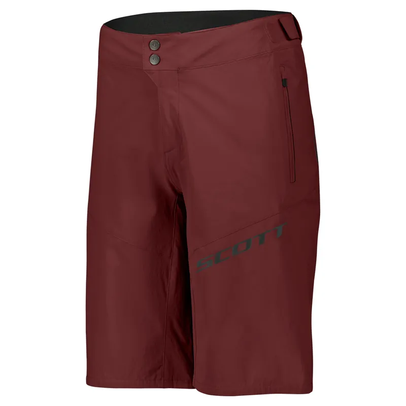 Nejlepší Volba Scott Endurance ls/fit w/pad (Červená) - Pánské cyklistické šortky Endorphin Republic