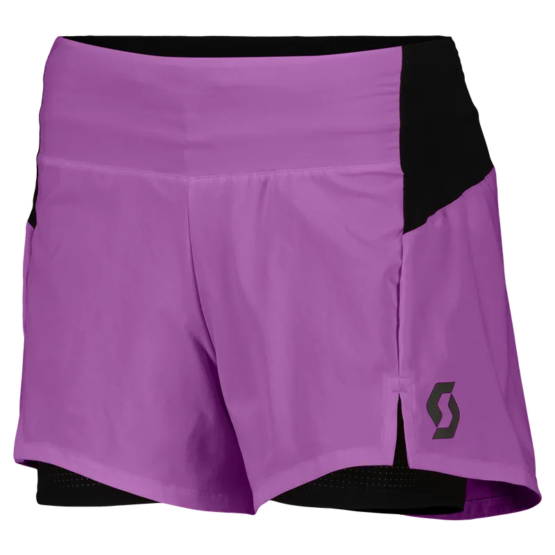 Výprodej SCOTT Hybrid Shorts W‘s Endurance Tech (Fialová) - Dámské běžecké šortky Endorphin Republic