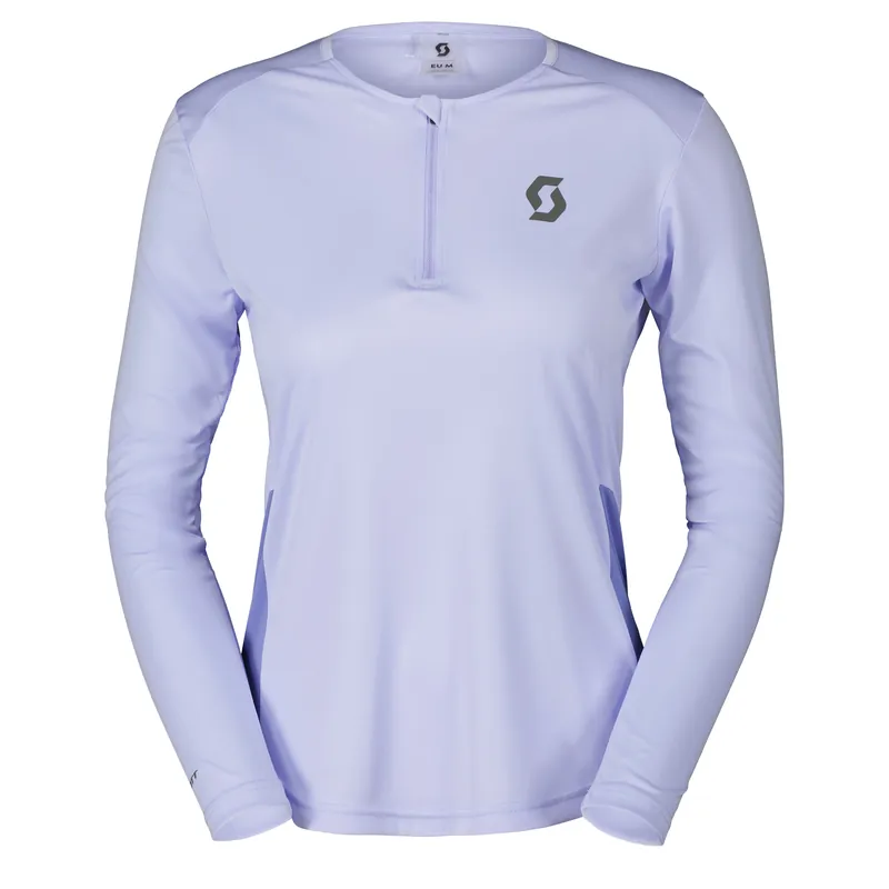 Scott Endurance Tech LS (Modrá) - Dámské běžecké tričko s dlouhým rukávem Endorphin Republic Značkový