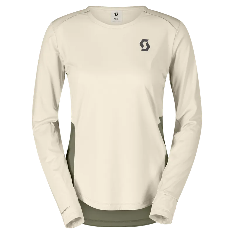 SCOTT Tee W‘s Endurance Tech LS (Bílá) - Dámské běžecké triko Endorphin Republic Nová Kolekce