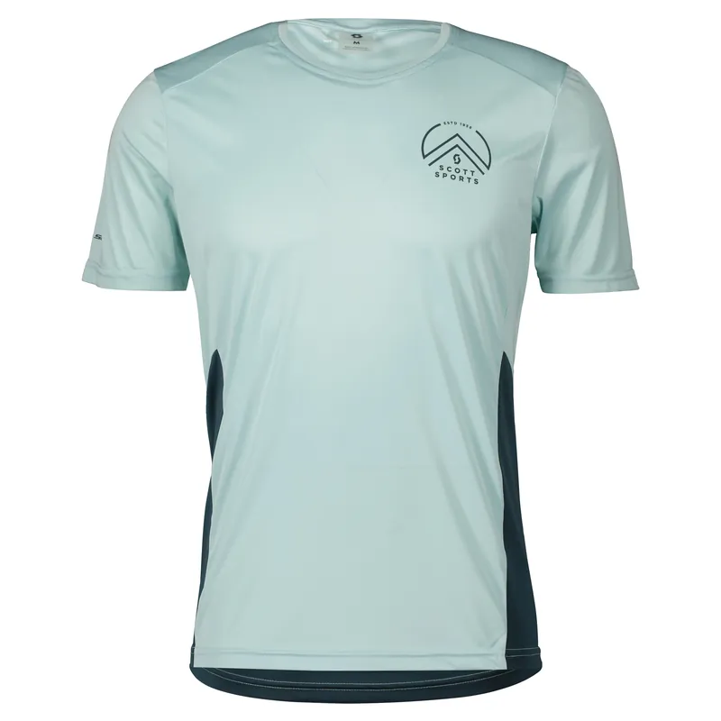 Originální Scott Endurance Tech SS (Zelená) - Pánské běžecké tričko s krátkým rukávem Endorphin Republic