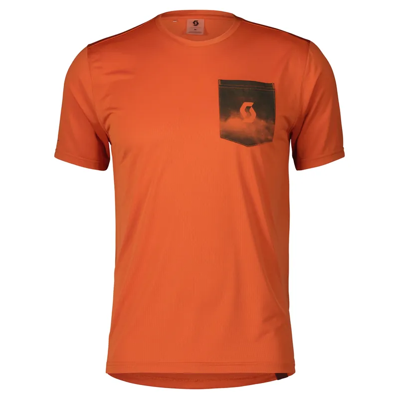 Nejlepší Volba Scott Gravel 20 SS (Oranžová) - Pánské cyklistické triko Endorphin Republic