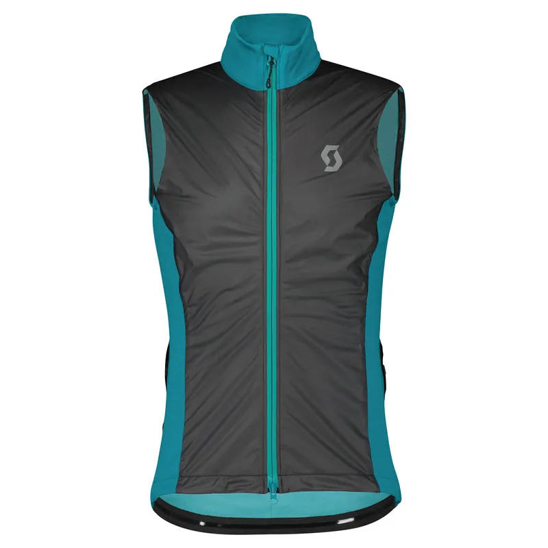 Zlevněný Scott Vest Gravel Warm Merino (Zelená) - Pánská zimní cyklistická vesta Endorphin Republic