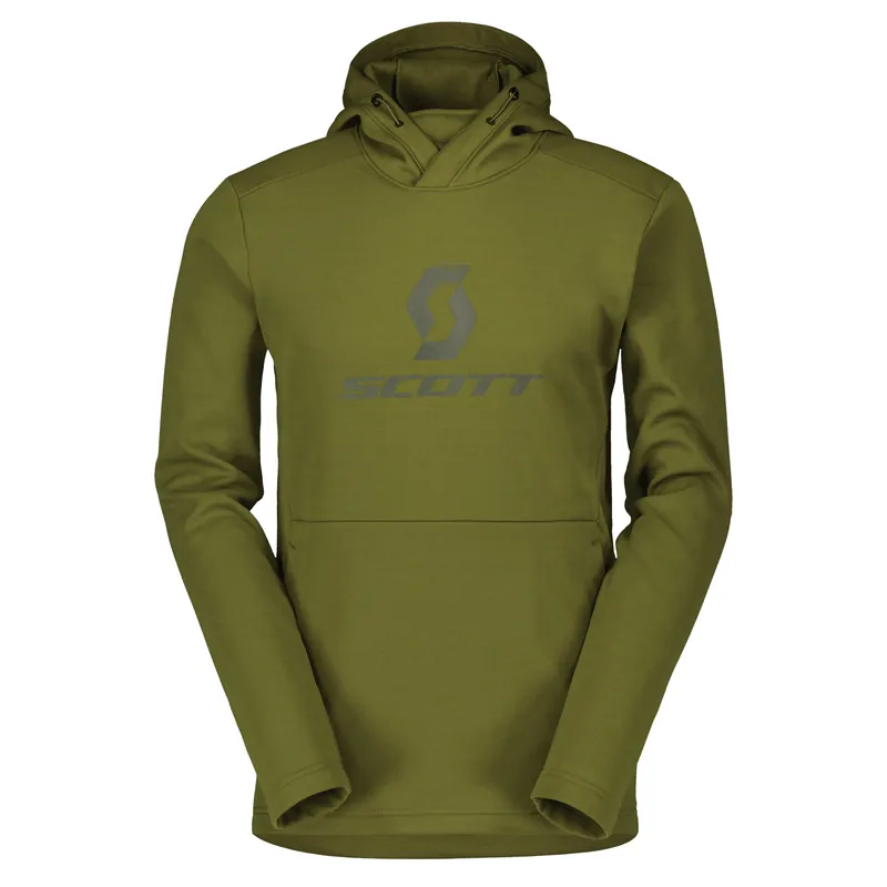 Scott Hoody Defined Mid (Olivová) - Pánská mikina s kapucí Endorphin Republic Víkendová Akce