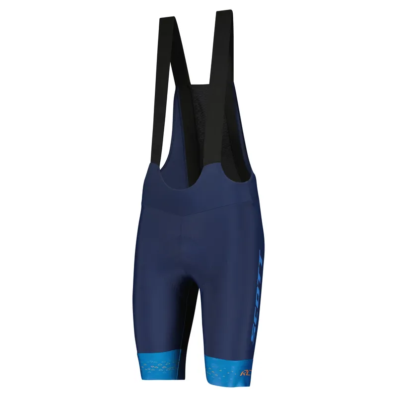 Akční Nabídka Scott RC Pro +++ (Modrá) - Pánské cyklistické kraťasy s kšandami Endorphin Republic