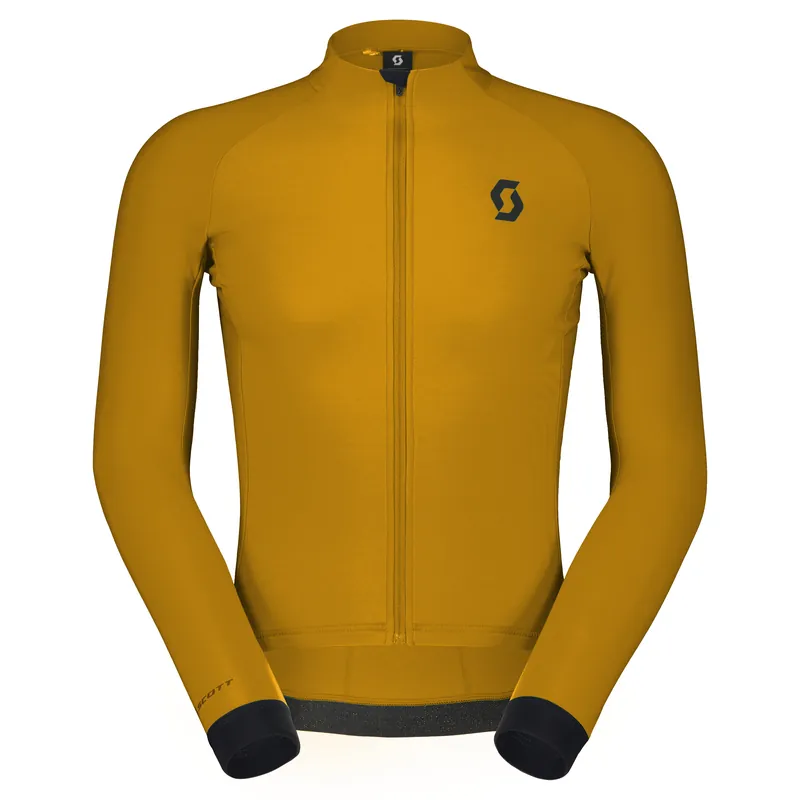 Must-Have Scott RC Pro Warm LS (Tmavě červená) - Pánský zimní cyklistickický dres Endorphin Republic