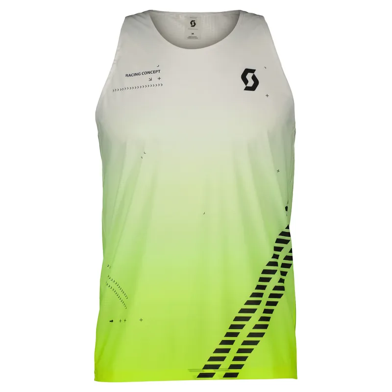 Scott RC Run (Žlutá) - Pánské běžecké tílko Endorphin Republic Omezená Nabídka