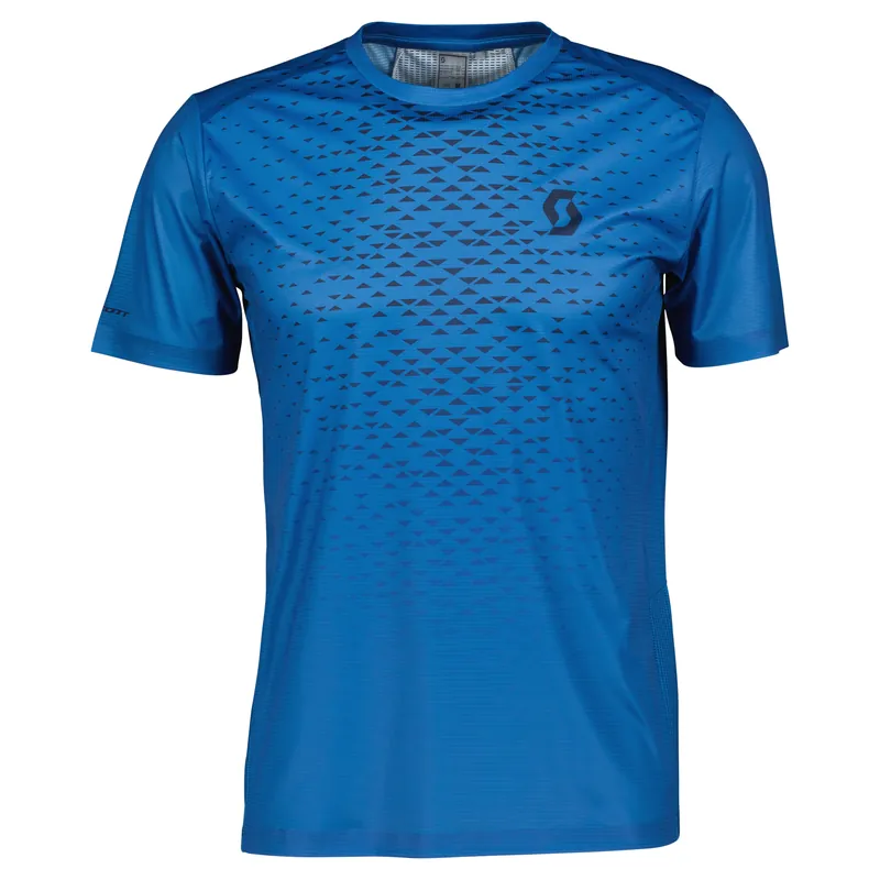 Aktuální Scott RC Run (Modrá) - Pánské běžecké triko Endorphin Republic