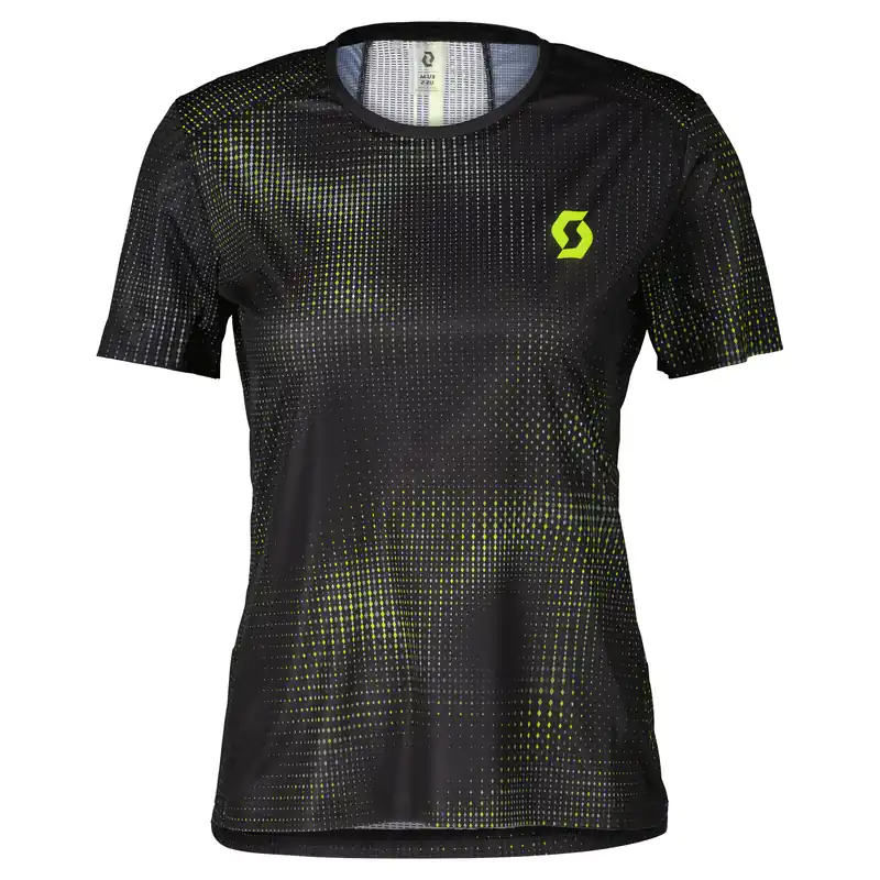 Omezená Nabídka Scott RC Run SS (Černá) - Dámské běžecké tričko s krátkým rukávem Endorphin Republic