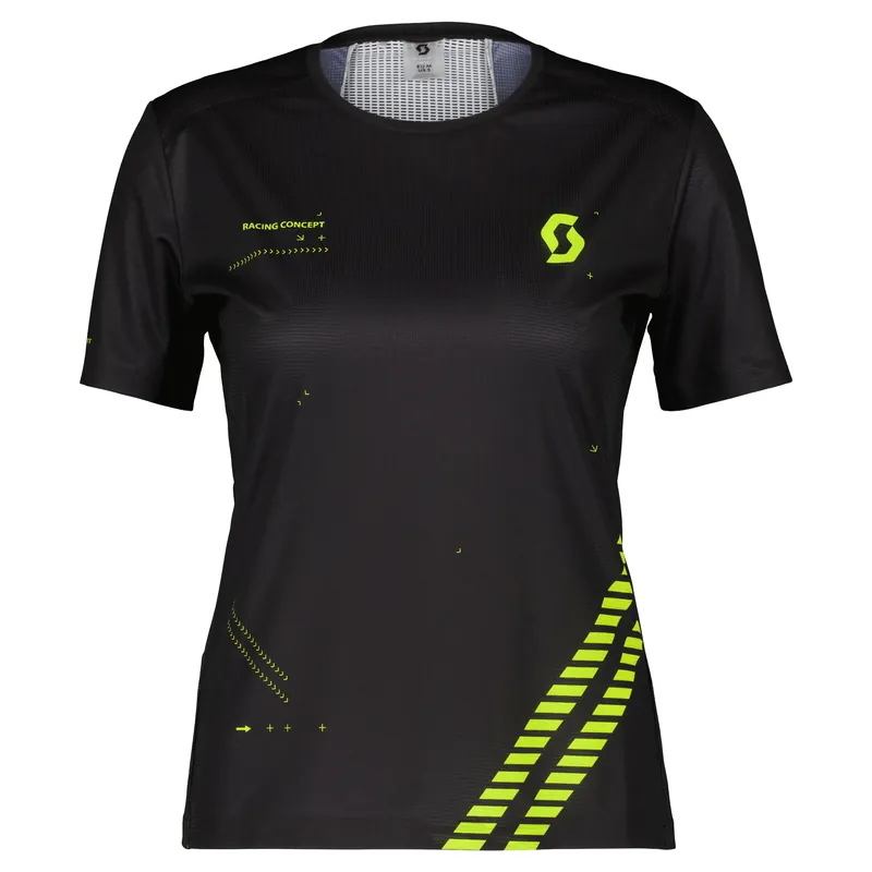 Tovární Cena Scott RC Run SS (Černá) - Dámské běžecké tričko s krátkým rukávem Endorphin Republic
