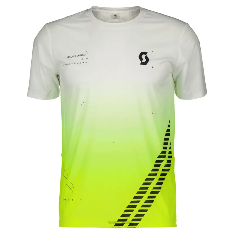 Scott RC Run SS (Žlutá) - Pánské běžecké tričko s krátkým rukávem Endorphin Republic Výhodná Nabídka