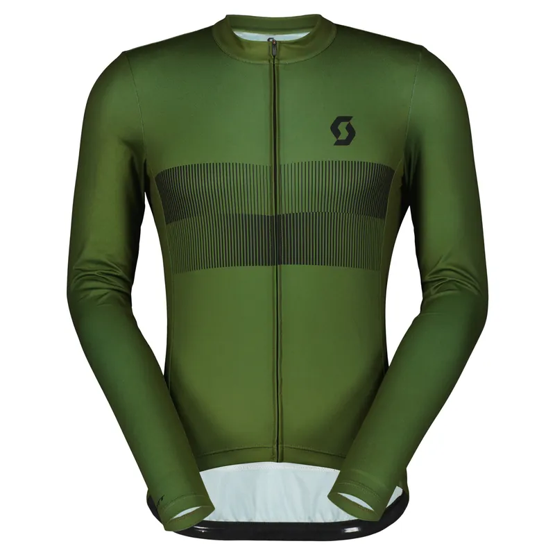 Scott RC Team 10 LS (Olivová) - Pánský cyklistický dres Endorphin Republic Nejlepší Volba