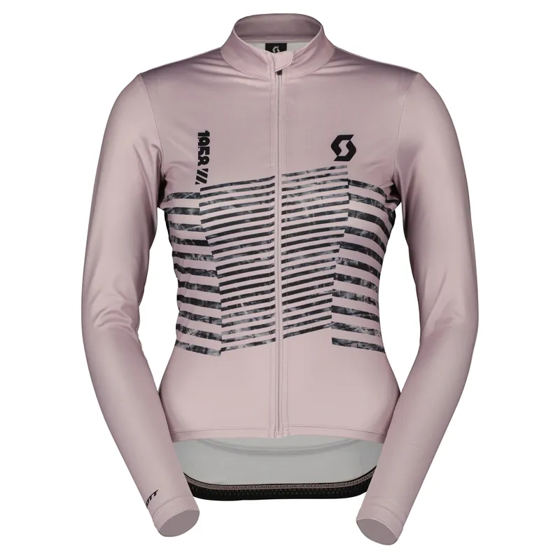 Scott RC Team Warm Graphics LS (Purpurová) - Dámský zimní cyklistický dres Endorphin Republic Horká Nabídka