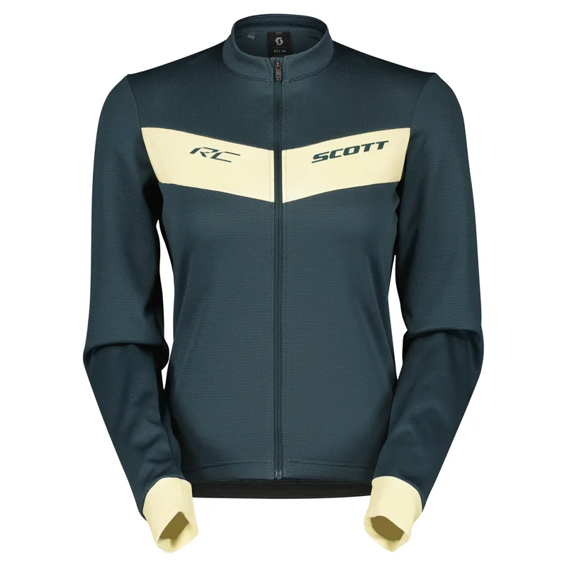 Vrácení Zdarma Scott Shirt RC Warm l/s (Zelená) - Dámské cyklistické tričko Endorphin Republic