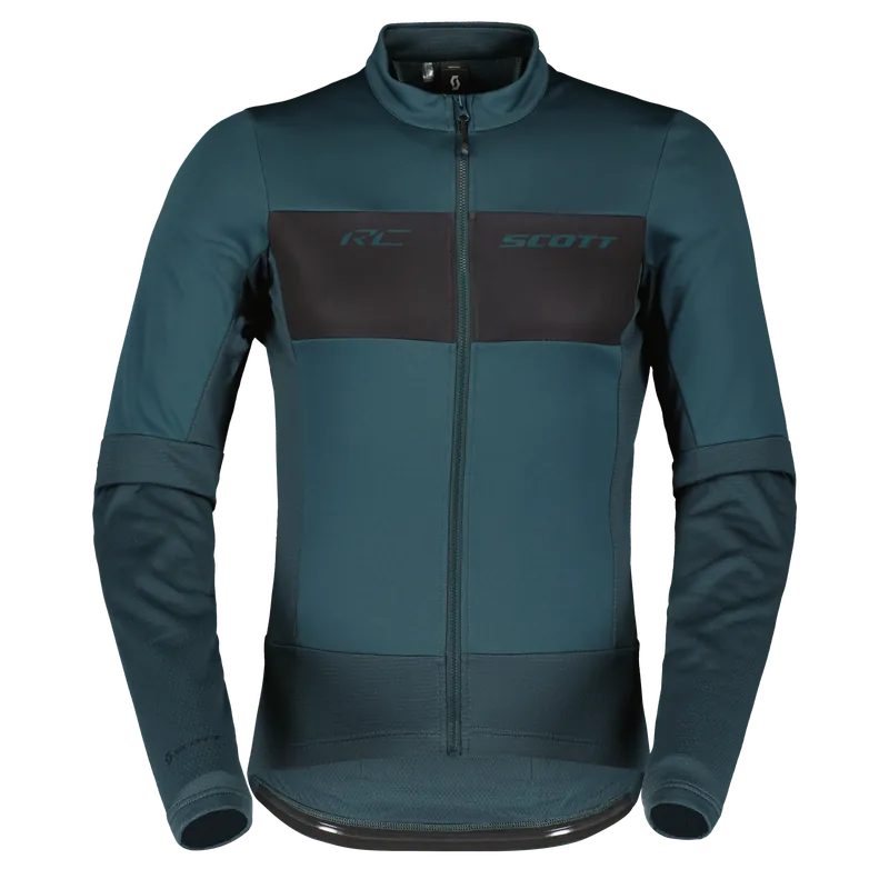Nejlepší Volba Scott Jacket RC Warm Hybrid WB (Zelená) - Pánská zimní cyklistická bunda Endorphin Republic