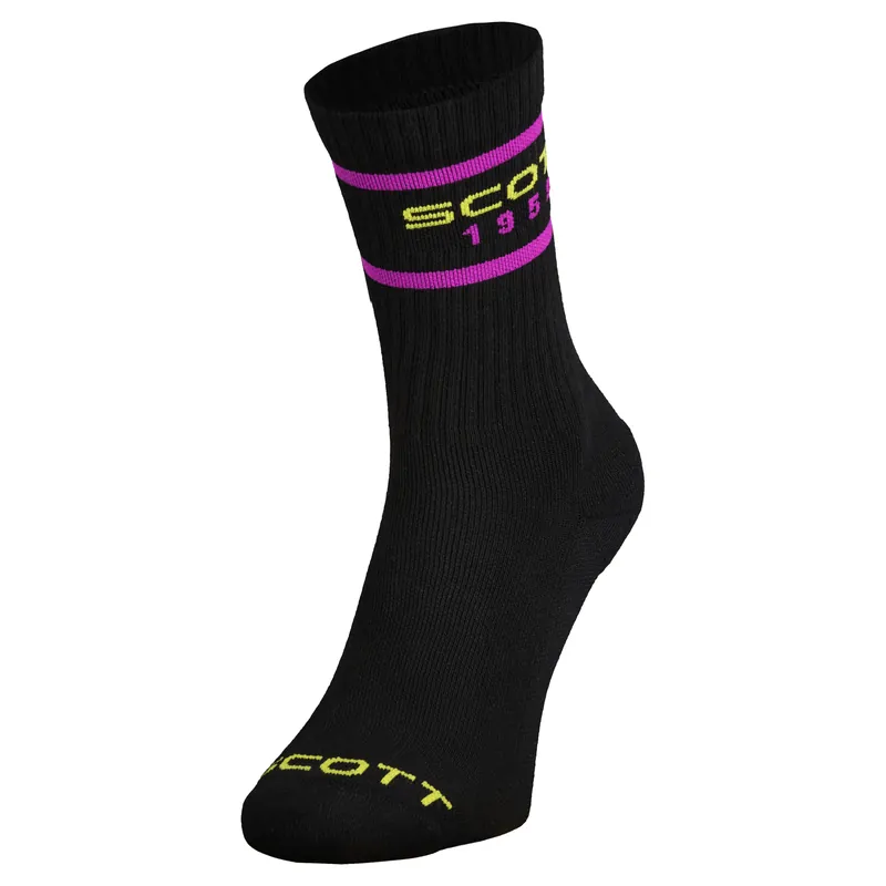 Pouze Dnes Scott Retro Casual Crew (Černá) - Běžecké ponožky Endorphin Republic