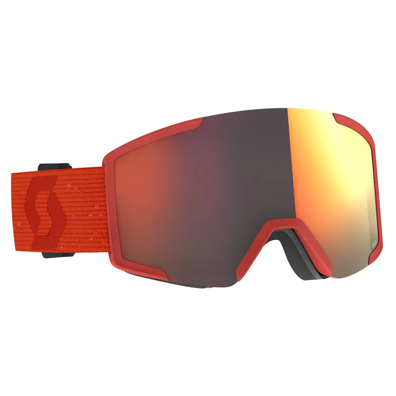 Vrácení Zdarma SCOTT Shield + extra lens Enhancer (Červená) - Lyžařské brýle Endorphin Republic