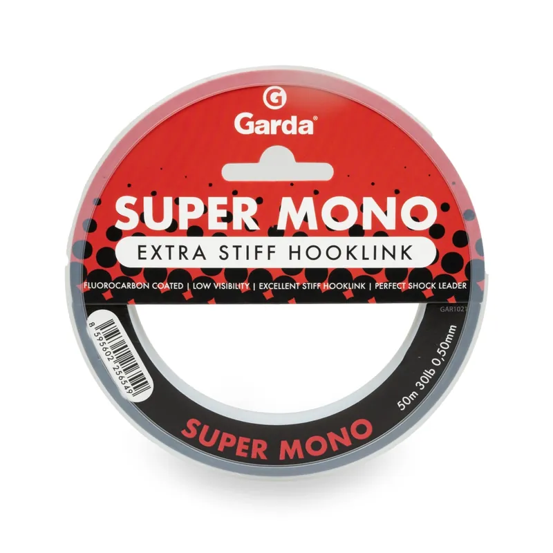 Garda návazcové materiály - SUPER MONO extra ztužený 50m 30lb Omezená Nabídka