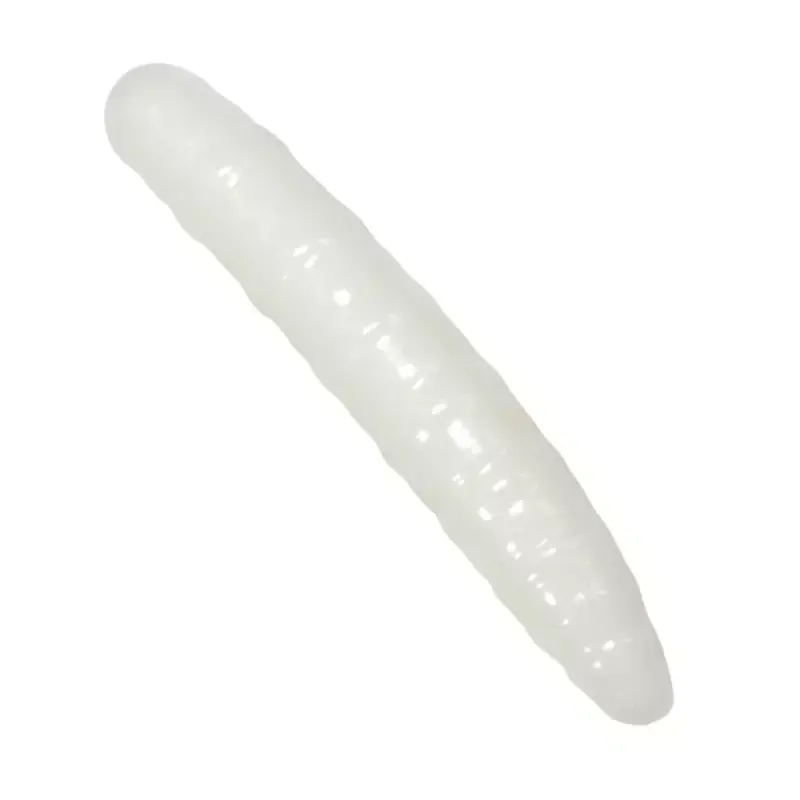 Akční Nabídka Revol Baits nástraha Larva 50mm příchuť česnek-sýr, barva bílá 10ks