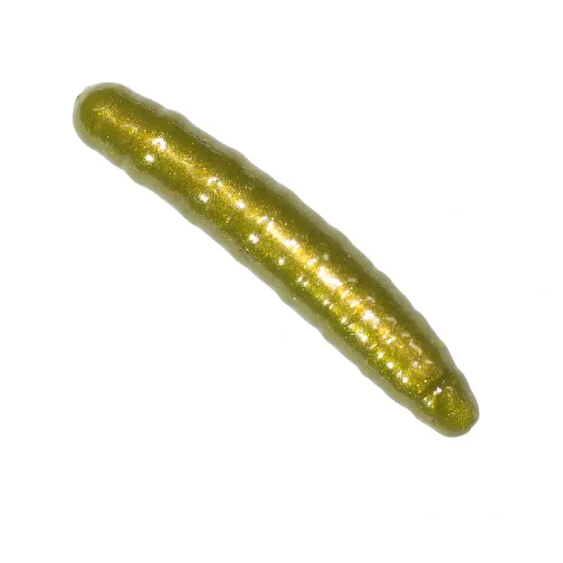 Sleva Revol Baits nástraha Larva 35mm příchuť sýr-česnek, barva olivová perleť 15ks