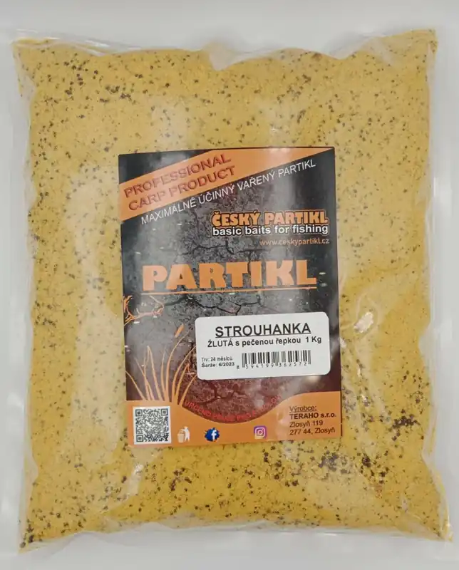 ČESKÝ PARTIKL Strouhanka 1 kg - ŽLUTÁ s pečenou řepkou Nejprodávanější