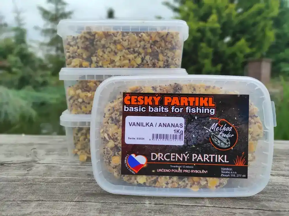 Rychlé Dodání ČESKÝ PARTIKL Partikl vařený DRCENÝ - VANILKA/ ANANAS