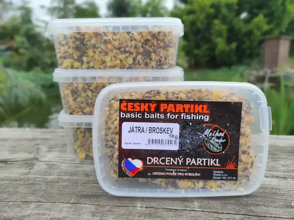 ČESKÝ PARTIKL Partikl vařený DRCENÝ - JÁTRA/ BROSKEV Nejlepší Volba