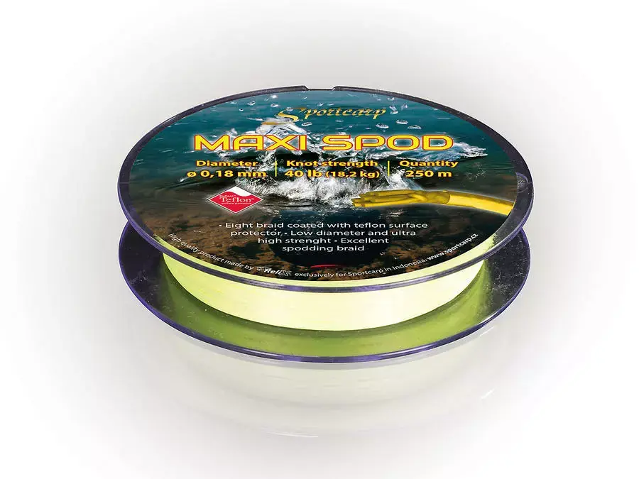 Sportcarp šňůra na naviják Maxi Spod ø 0,18 mm 40 lb 18,2 kg 250m Top Prodej