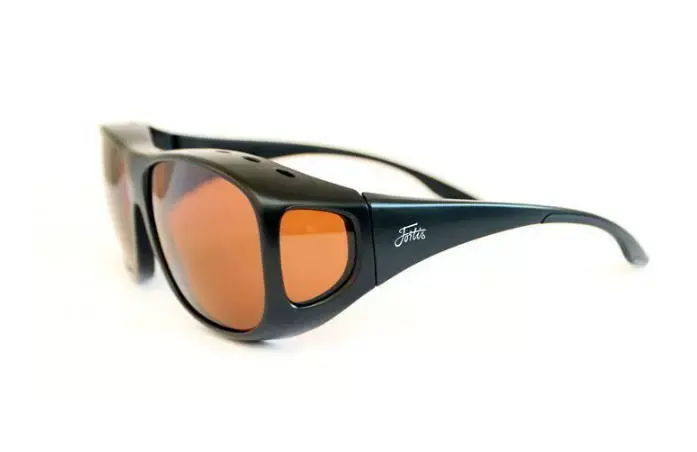 Autentický Fortis Eyewear Fortis polarizační brýle Overwraps Brown (OW001)