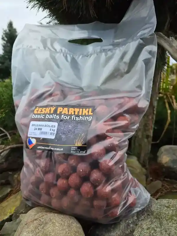 ČESKÝ PARTIKL Krmné boilies 5 kg - BROSKEV Pouze Dnes