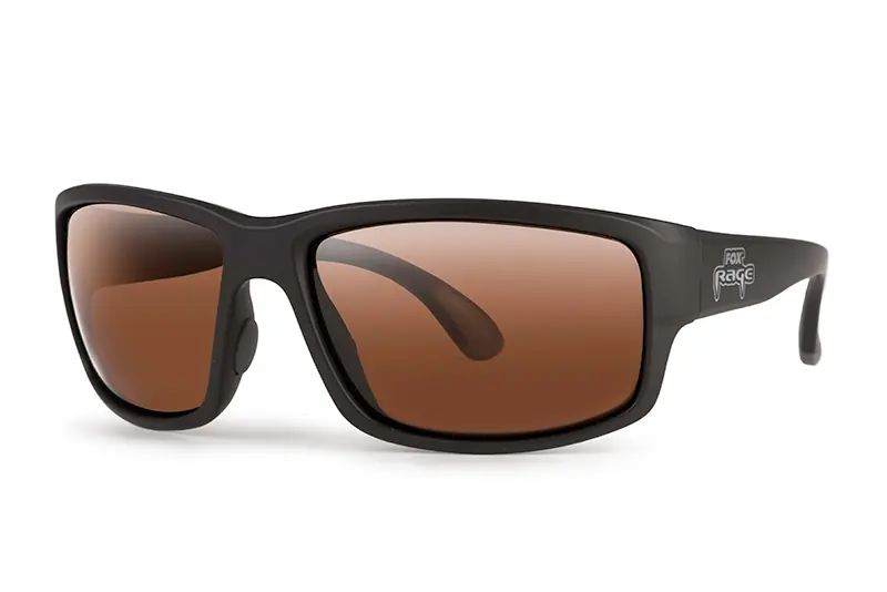 Časově Omezené Fox Rage Brýle Floating Wrap Dark Grey Sunglasses Brown Lenses With Mirror Finish