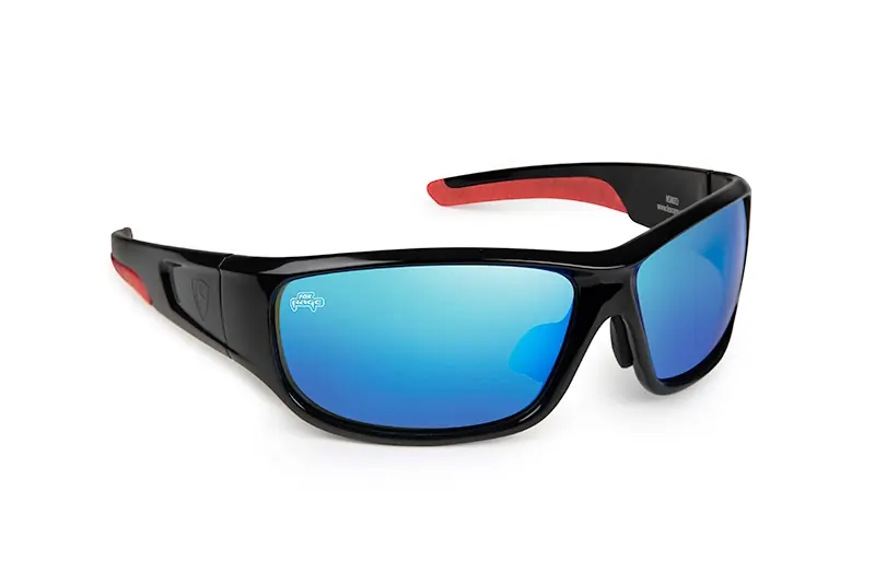 Fox Rage Polarizační Brýle Shield Wraps Brown Lense Mirror Blue Finální Výprodej