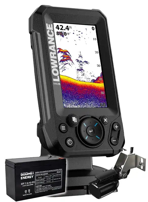 LOWRANCE EAGLE 4X + baterie ZDARMA Levný