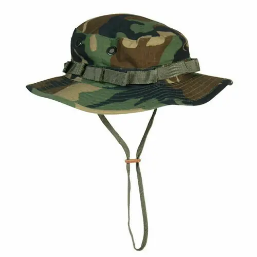 Značkový MIL-TEC Klobouk US typ GI rip-stop WOODLAND XL