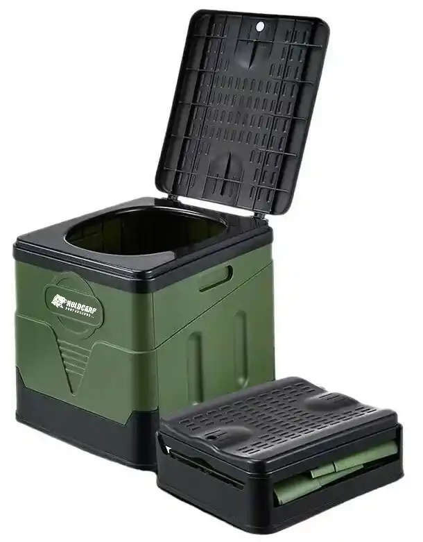 Must-Have HOLDCARP Přenosná Toaleta Portable Toi + toaletní příslušenství Toi Garbage kit