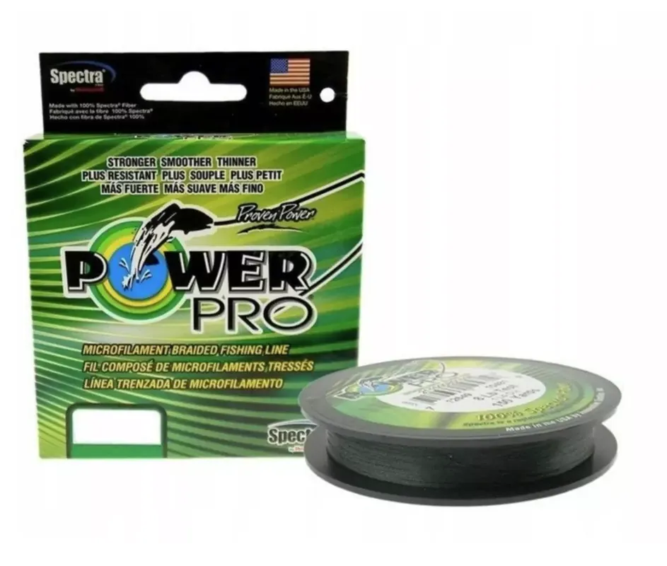 Speciální Cena POWER PRO - Pletená šňůra Braided Line Moss Green 135 m VÝPRODEJ