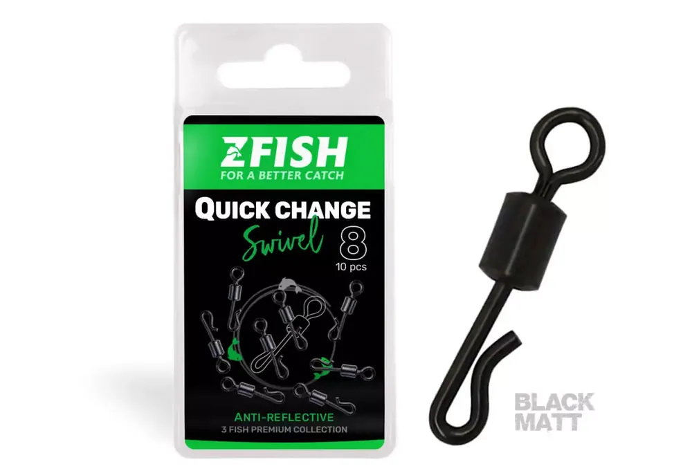 Cenově Výhodný ZFISH Obratlík Quick Change Swivel Matt