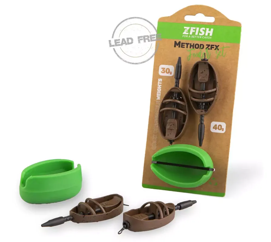 Omezená Nabídka ZFISH Sada Method Feeder Set ZFX 30,40g+Formička