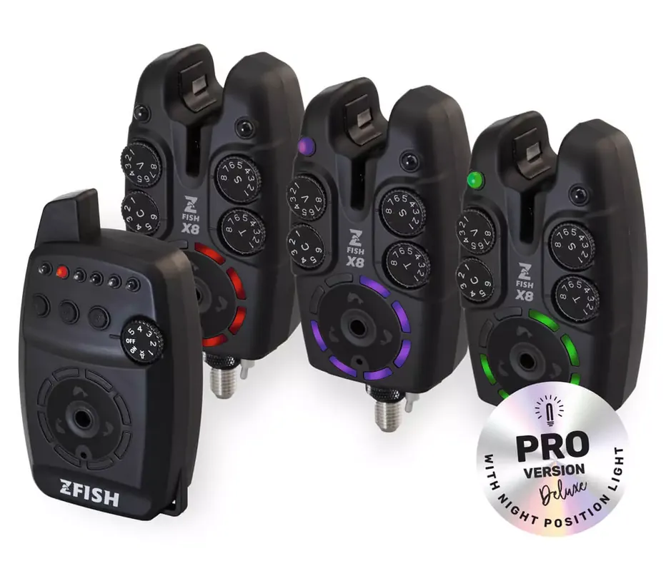 ZFISH Sada Hlásičů Bite Alarm Set Zx8 PRO 3+1 Akce