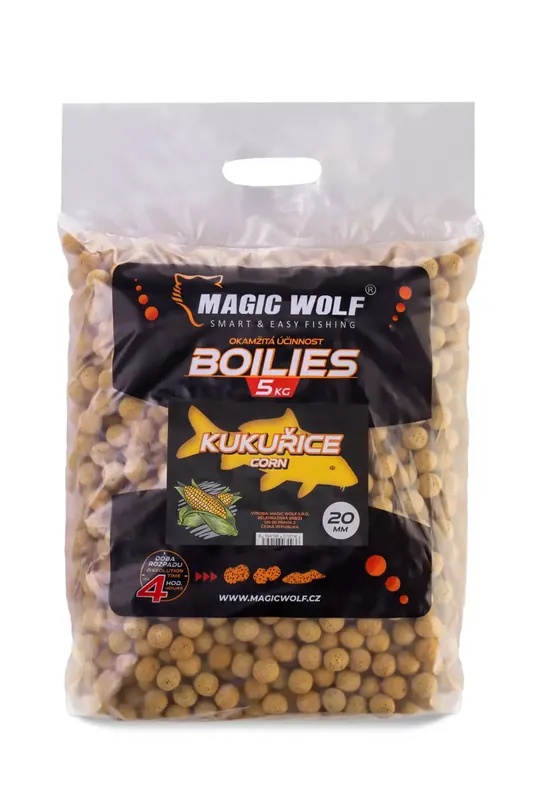 MAGIC WOLF BOILIES KUKUŘICE 5KG Omezená Nabídka